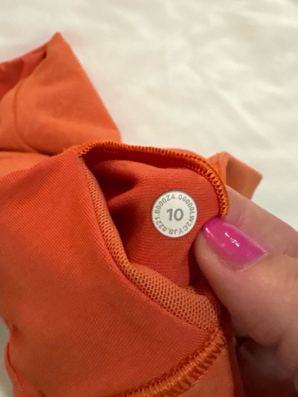 lululemon athletica Orange High-Neck Sports Bra - Picture 4 of 4
